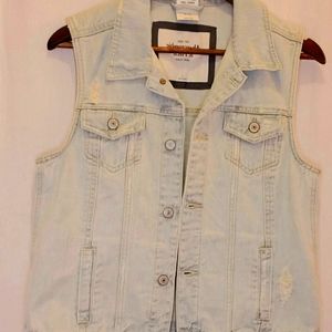 A&F Denim vest